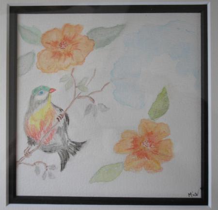 L'oiseau sur la branche